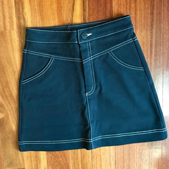 Zara Dresses & Skirts - Zara Black Denim Skirt NWT